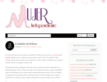 Tablet Screenshot of mujerindependiente.net